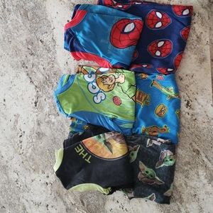 3 Piece Bundle Boy's Size 6/7 Pajama Sets